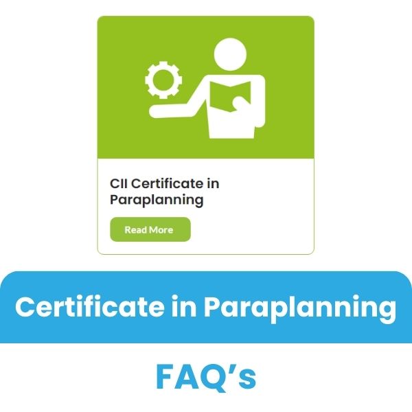 Certificate in Paraplanning FAQ's