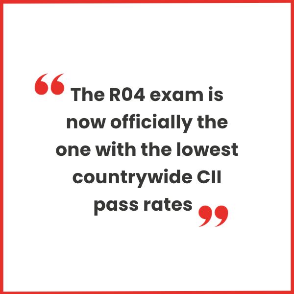 How to pass the CII R04 | Acing the exam with the lowest national pass rate