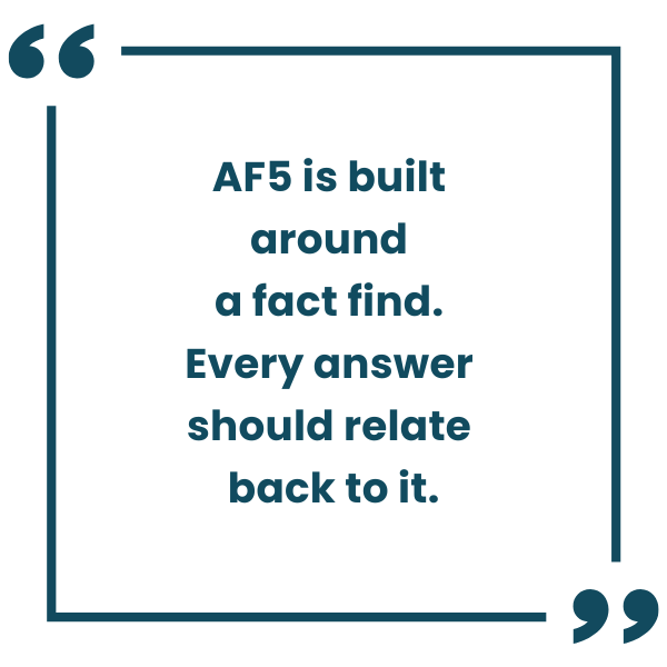 Failed AF5 How to turn your feedback into gold dust and go again.